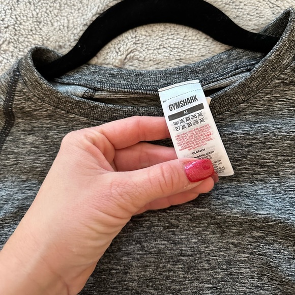 Gymshark NWOT Medium Crop Long sleeve Ombré Top - Picture 2 of 6